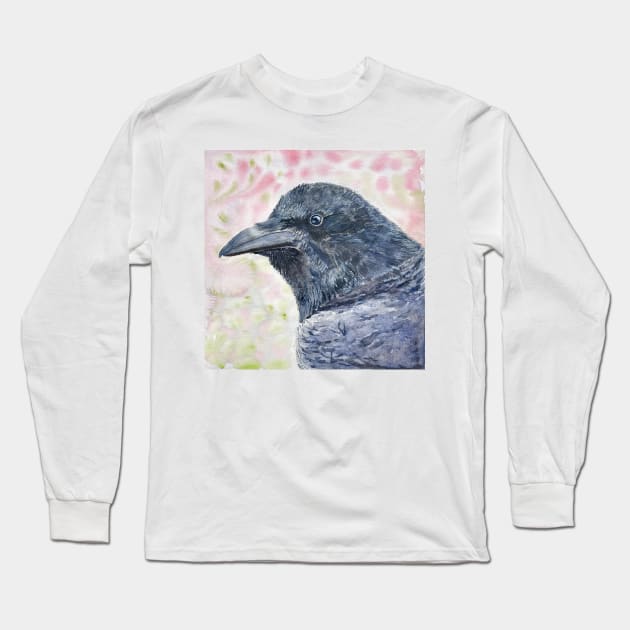 Mr. Raven Long Sleeve T-Shirt by ElizaC